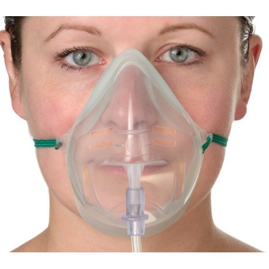 Oxygen Mask with 2.1 meter hose
